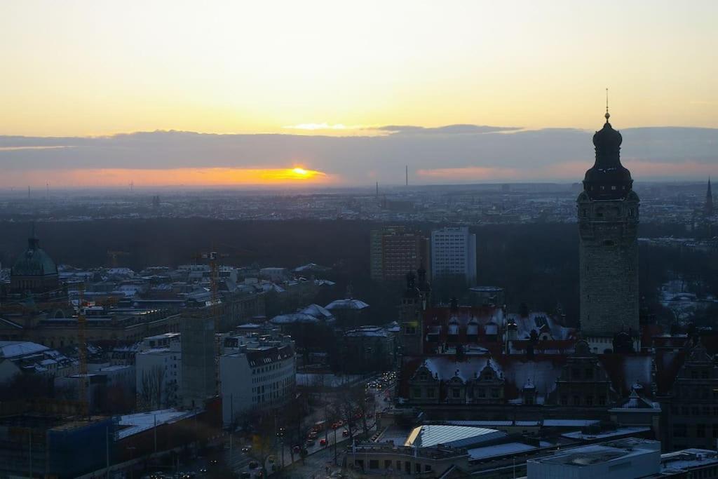 Petersweitblick-Bayerischer Bahnhof Lipsia Esterno foto